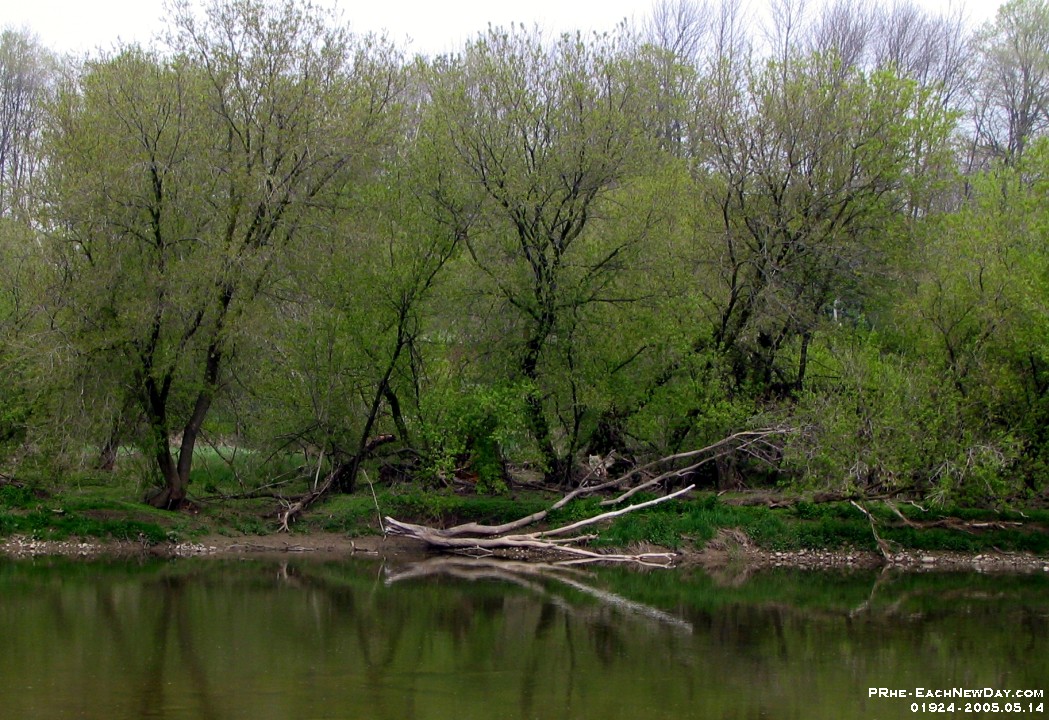 01924cl - Panorama of the Grand River in Saint Jacobs - E